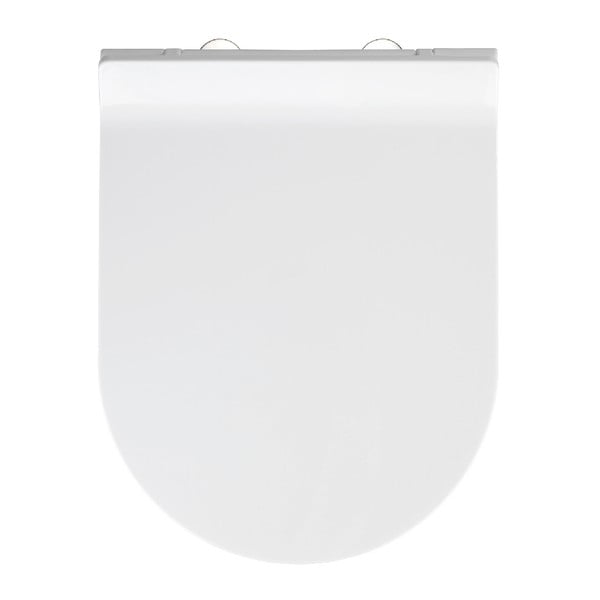 Valge lihtsasti sulguv WC-iste , 46 x 36 cm Habos - Wenko
