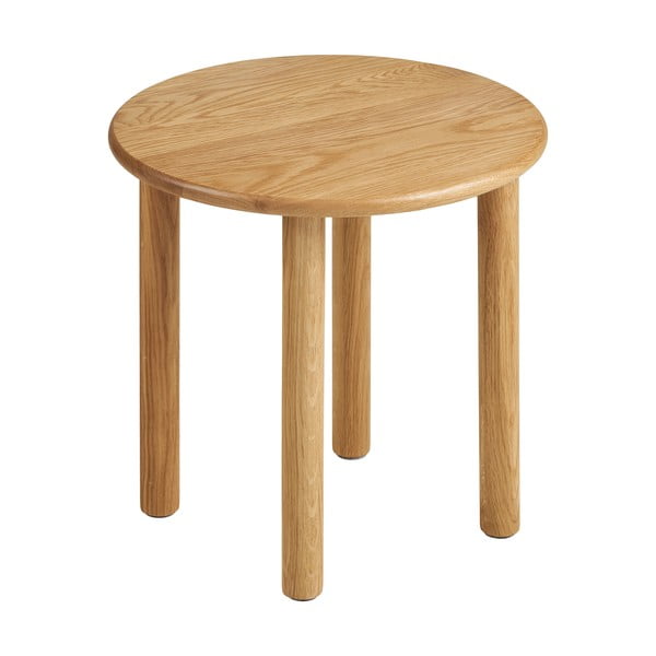 Ümmargune tammepuidust abilaud ø 40 cm Jena – House Nordic