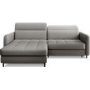 Hall sametist lahtikäiv/sahtliga nurgadiivan (vasak nurk/lamamisosaga) Gomsi – ELTAP