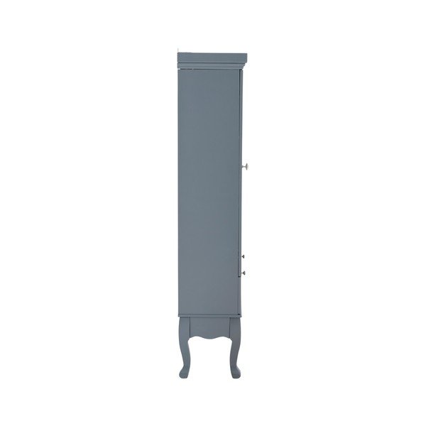 MDF-ist hall rippuv vitriinkapp 85x170,5x35 cm Prato - Ellos Home-image-4