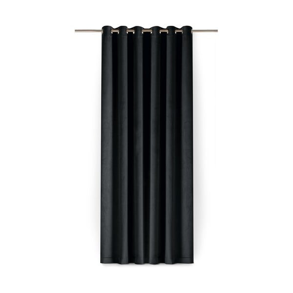 Must sametist pimendav kardin 530x300 cm Velto - Filumi-image-4