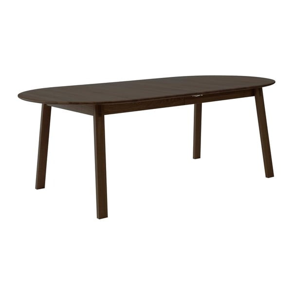 Pruun kokkupandav söögilaud tammepuidust 100x220 cm Amalfi - Hammel Furniture