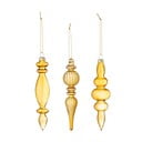 Klaasist jõulukaunistused, 3 tk komplektis ø 4 cm Auralia - Bloomingville