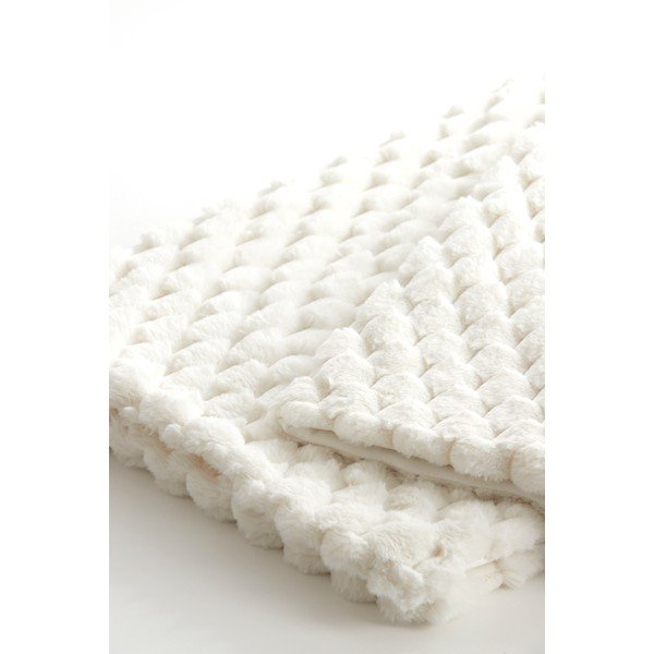 Valge-beež mikroplüüsist tekk 130x170 cm Vienne - Light & Living-image-1
