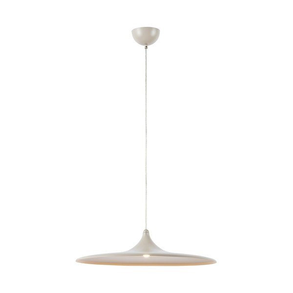 Beež metallist hämardatav LED-ripatslamp ø57x13 cm Beam - Markslöjd