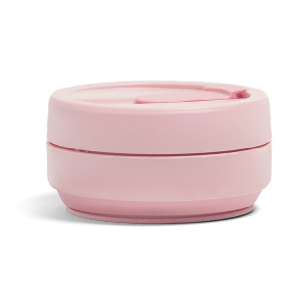 Roosa kokkupandav reisikruus Carnation, 355 ml Pocket Cup - Stojo-image-1