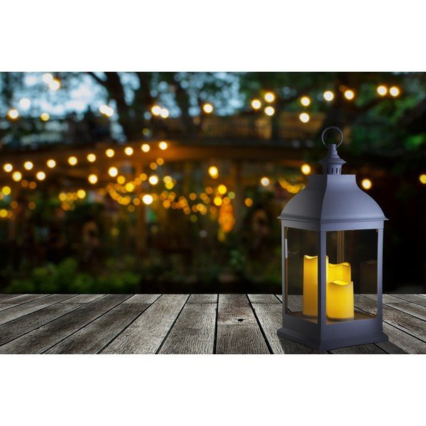 Valge LED-latern (kõrgus 54 cm) - Tomasucci-image-3