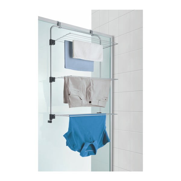 Hõbedane rippuv pesukuivatusrest 11m Gale - Metaltex-image-1