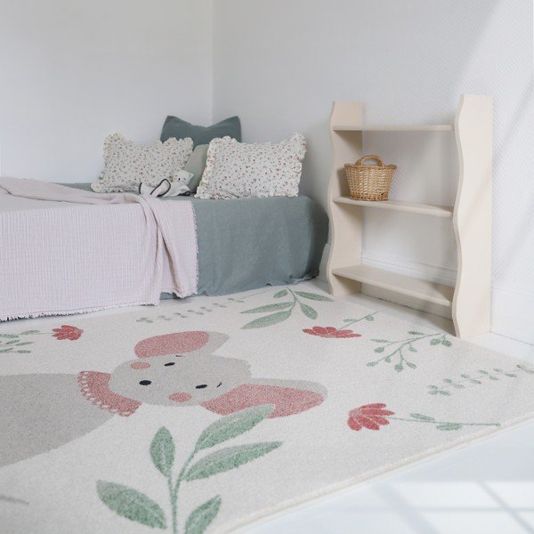 Kreem laste vaip 120x170 cm Poly - Nattiot-image-1