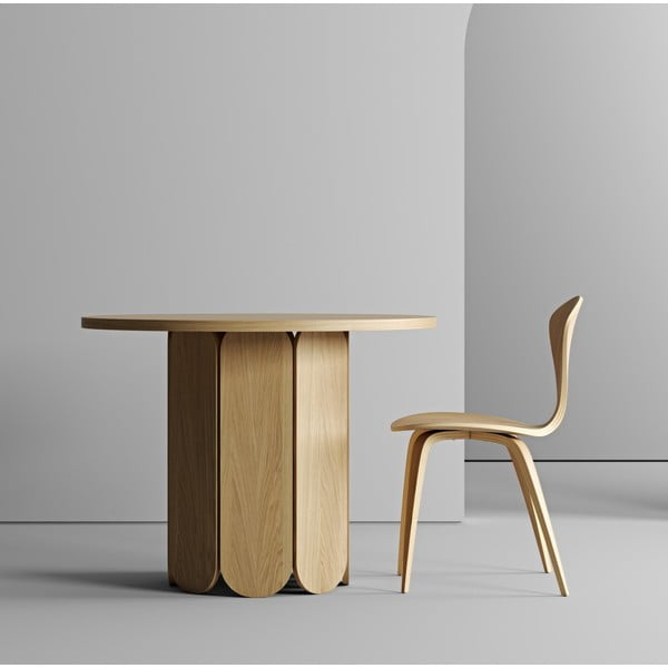 Pehme tammepuust söögilaud, ø 98 cm - Woodman-image-1