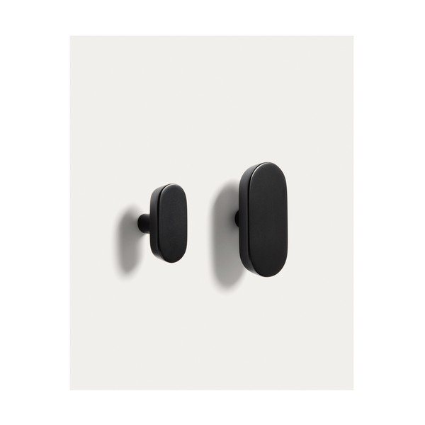 Mustad pöögipuidust seinakonksud 2tk komplektis Arely - Kave Home-image-4