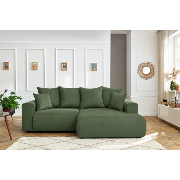 Roheline sametine nurgadiivan Enjoy - Bobochic Paris-image-1