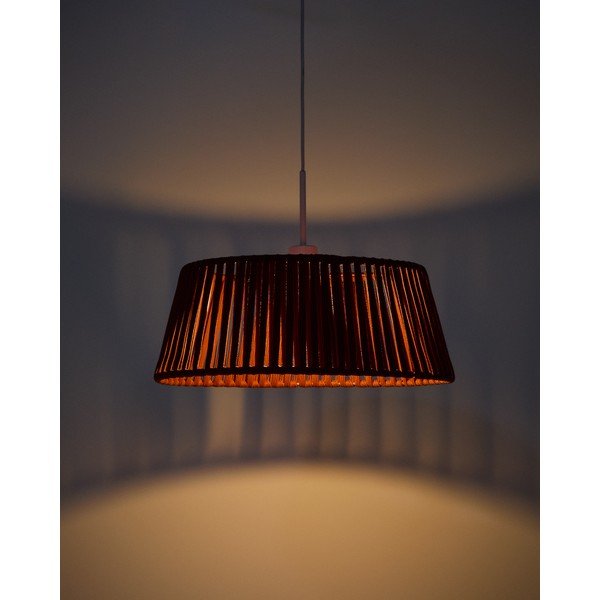 Terrakota värvi metallist lambivarju ø 46 cm Aldet - Kave Home-image-2