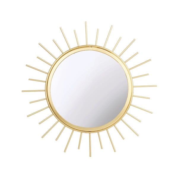 Ümmargune kuldne peegel ühevärviline, ø 24 cm Sunburst - Sass & Belle