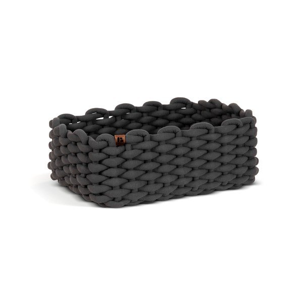 Riidest korv 35x25x14 cm Peach Skin M - Bigso