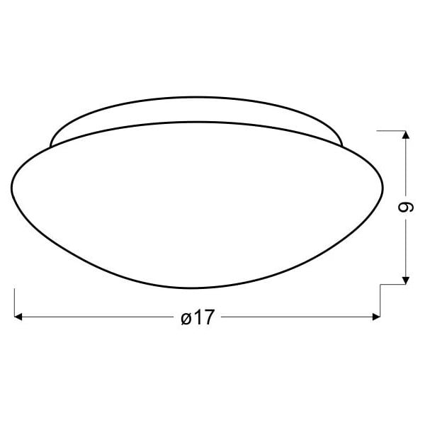 Valge laevalgusti klaasist lambivarjundiga ø 17,5 cm Nina - Candellux Lighting-image-2