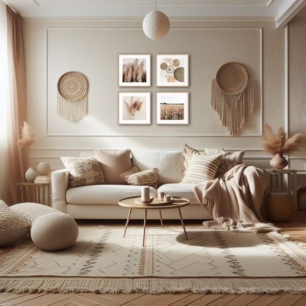 Maalid 4 tk komplektis 30x30 cm Aesthetic -image-1