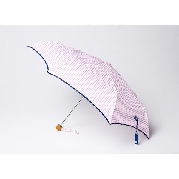 Skládací deštník Vichy, růžový