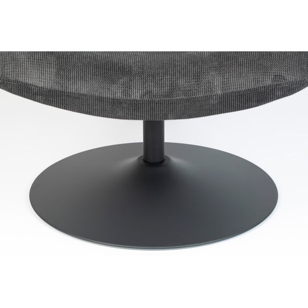 Tumehall sametist tugitool Bubba - Zuiver-image-1