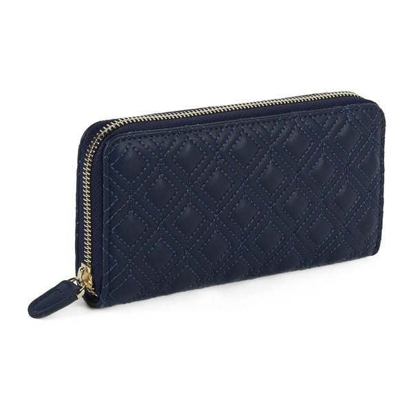 Tmavě modrá peněženka z koženky Laura Ashley Beagle
