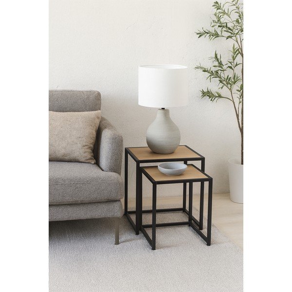 Tammeimitatsiooniga abilauad 2tk komplektis 38x38 cm Noah - Bonami Essentials-image-1