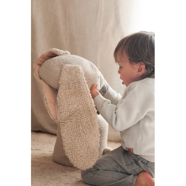 Kreem riidest laste mänguasjakorv ø 25x30 cm Rita the Rabbit - Lorena Canals-image-3