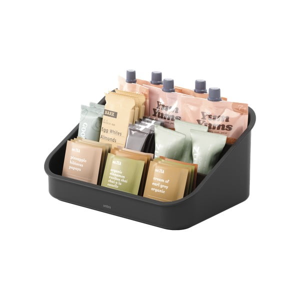 Must taaskasutatud plastikust vannitoa kosmeetika organisaator Bellwood - Umbra-image-4