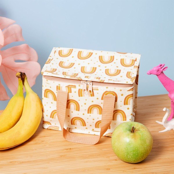 Oranž ja roosa toidu termokott Earth Rainbow - Sass & Belle-image-1