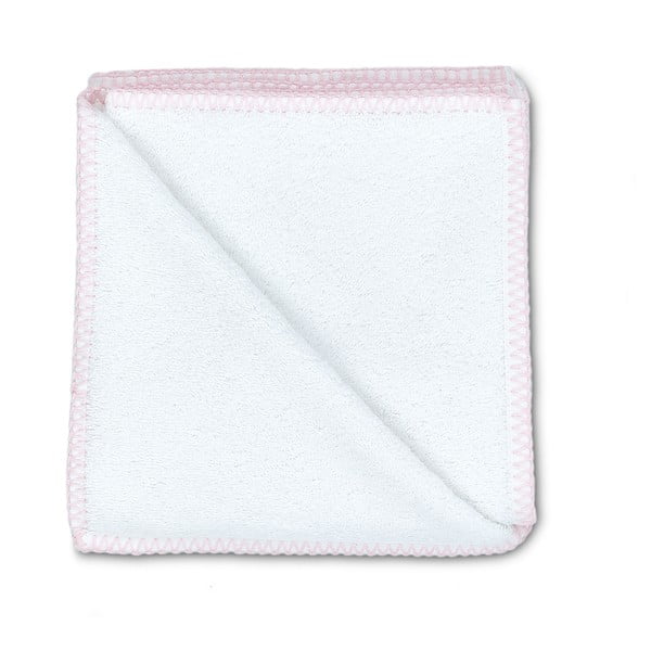 Sada 2 ručníků Whyte 50x90 cm, bílá/růžová-image-1