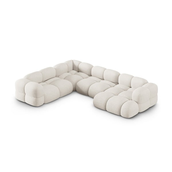 Beež nurgadiivan (vasak nurk/U-kujuline) Loretto – Cosmopolitan Design-image-2