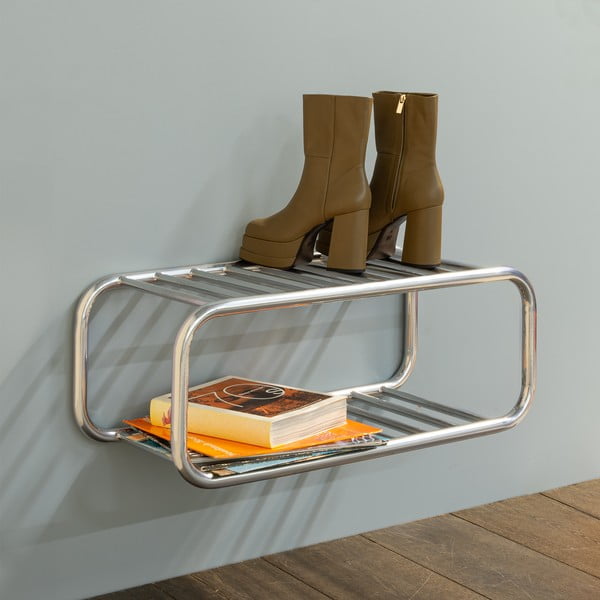 Hõbedast metallist rippuv jalatsiriiul Retro - Spinder Design-image-1