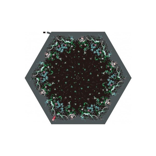 Skládací deštník Pattern, černý-image-2