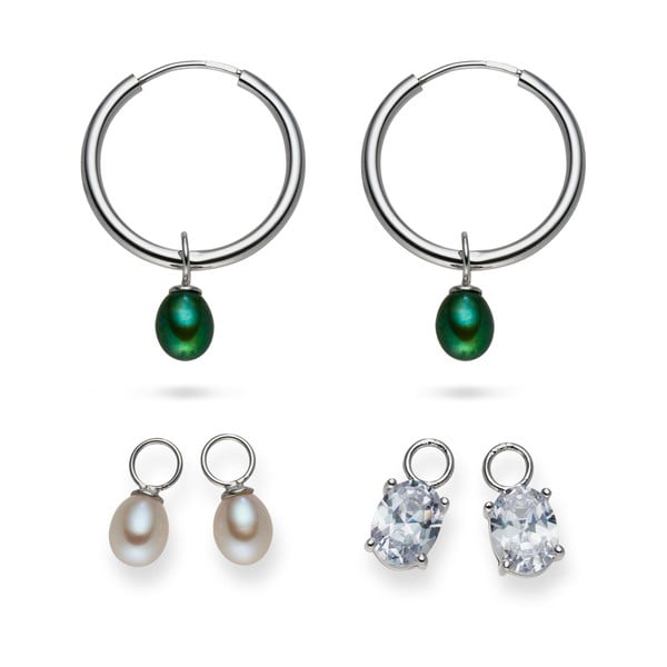 Náušnice Mara de Vida Yamato s vyměnitelnými přívěsky-image-1