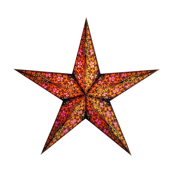 Dekorativní vánoční hvězda Kalea Amber