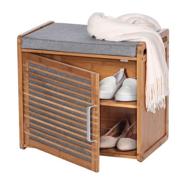 Hall-pruun bambusest kingariiul koos pingiga Bahari – Wenko-image-4