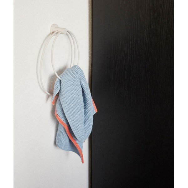 Seinale paigaldatav metallist rätikuhoidja Loop - Hübsch-image-2