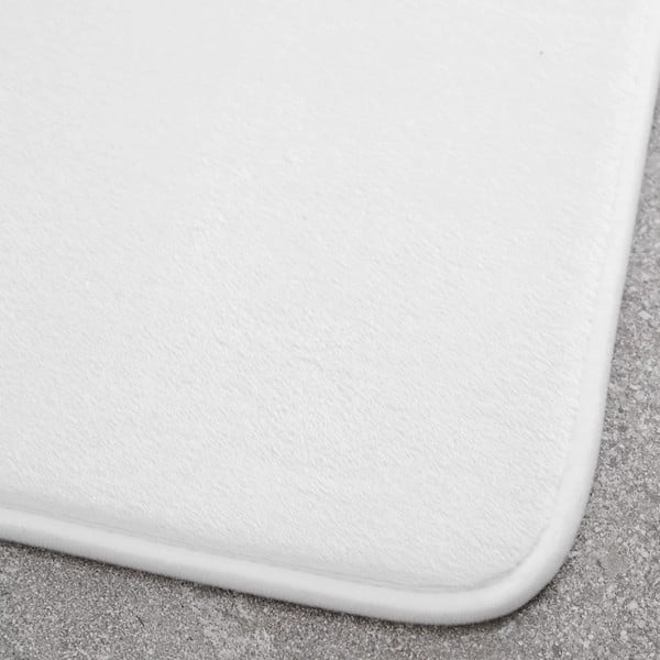 Valge mäluvahust tualettmattide komplekt, 2 tk 50x80 cm Anti-Bacterial - Catherine Lansfield-image-2