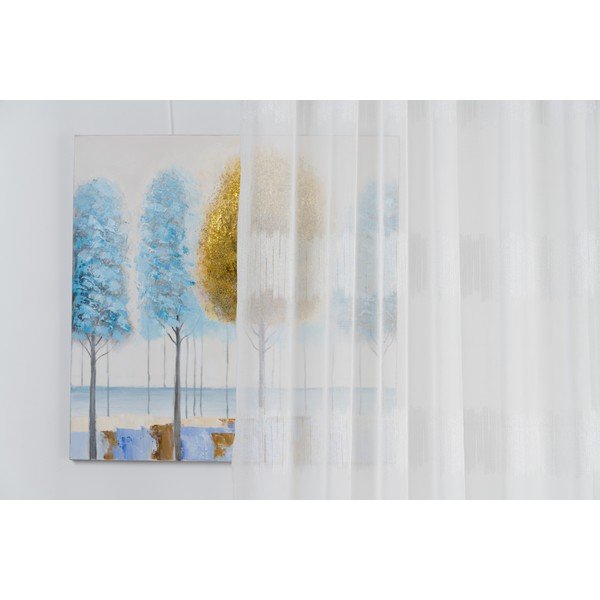 Valge kardin 140x260 cm Musette - Mendola Fabrics