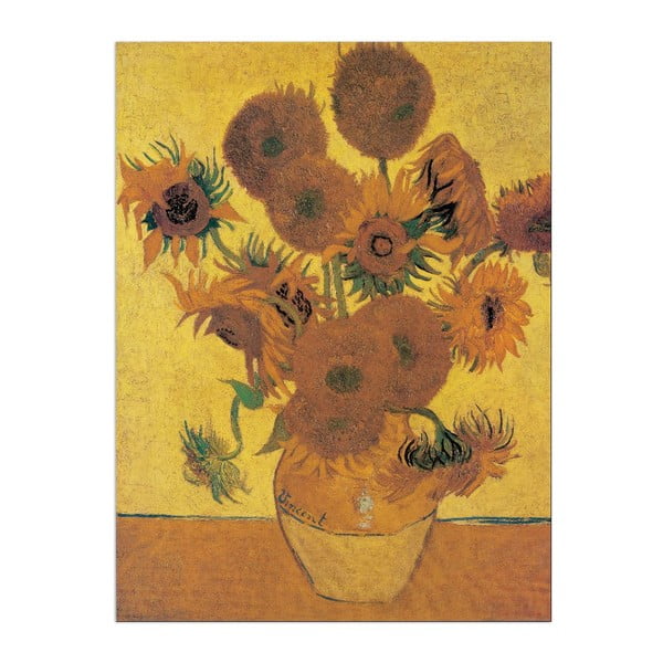 Obraz Van Gogh - Sunflowers, 80x60 cm