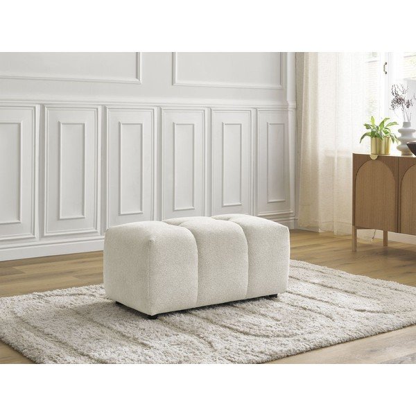 Valge šenillist tumba Roxelane - Bobochic Paris-image-1