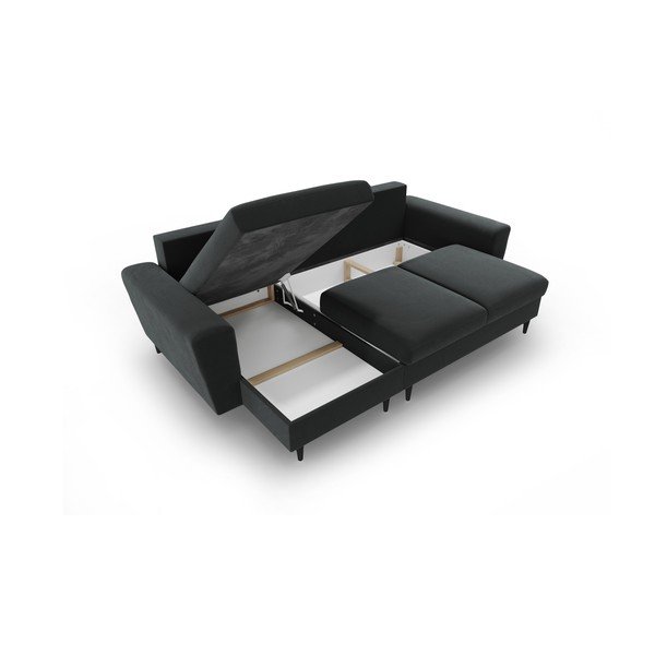 Tumehall sametist panipaigaga nurgadiivanvoodi Kyoto - Cosmopolitan Design-image-3