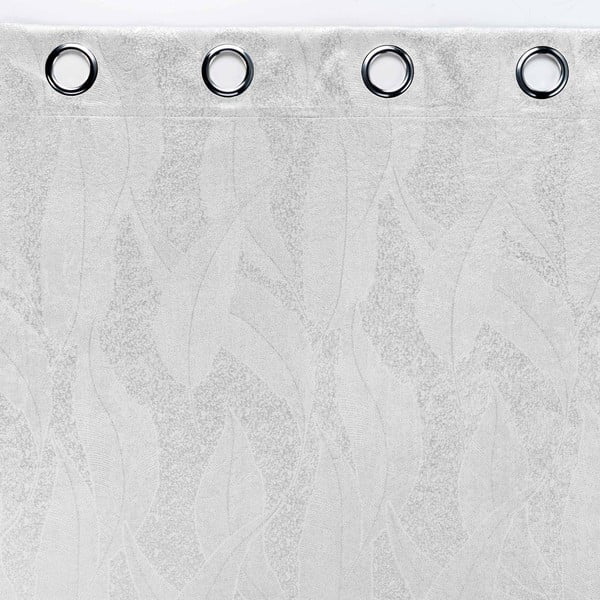 Valge sametist pimendav kardin 135x280 cm Melodie - douceur d'intérieur-image-3