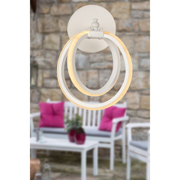 Valge metallist LED seinavalgusti Sezen - Squid Lighting-image-1