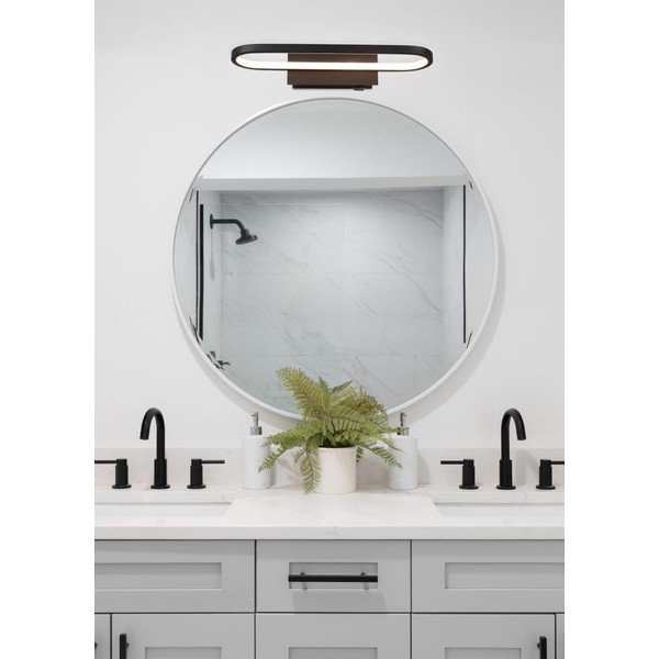 Matt must LED seinavalgusti (pikkus 40 cm) Gianni - Trio-image-1