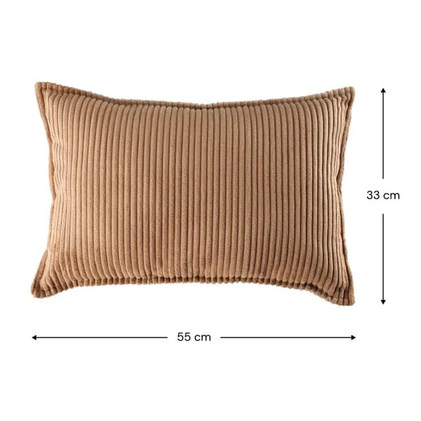 Pruun velvetist laste diivanipadi Bolster - Wigiwama-image-3