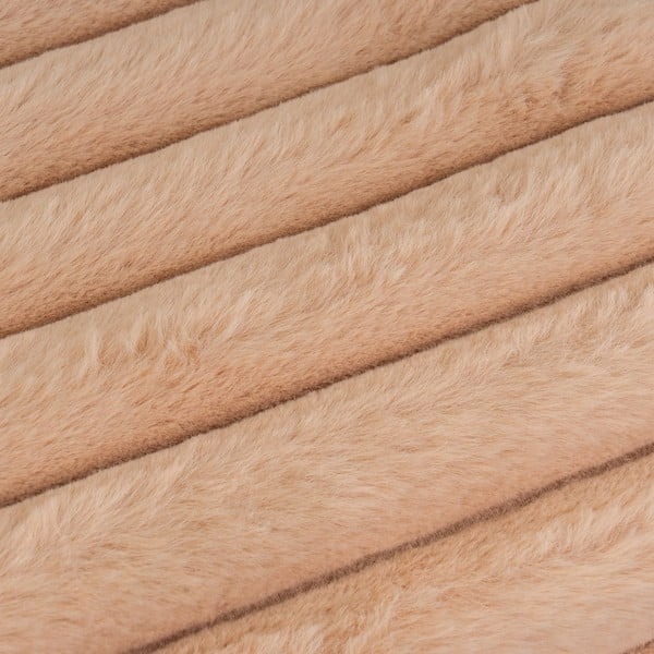 Helepruun mikroplüüsist tekk 130x160 cm Fur Velvet - Casa Selección-image-3