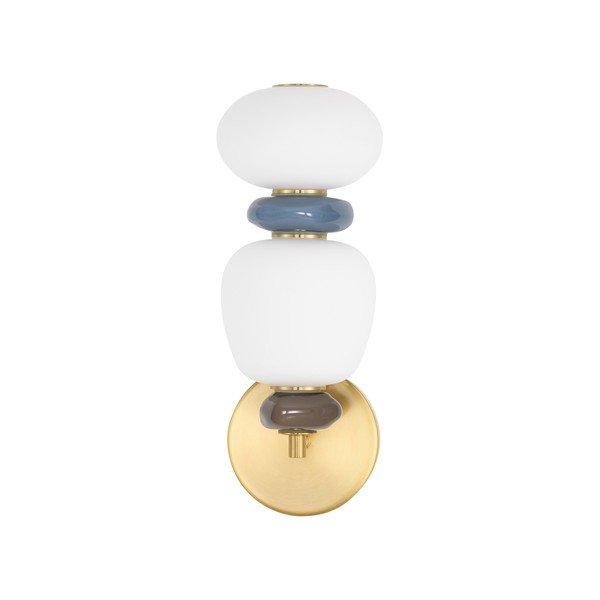 Valge/kuldne metallist LED-seinavalgusti, hämardatav Palo - Nova Luce-image-4