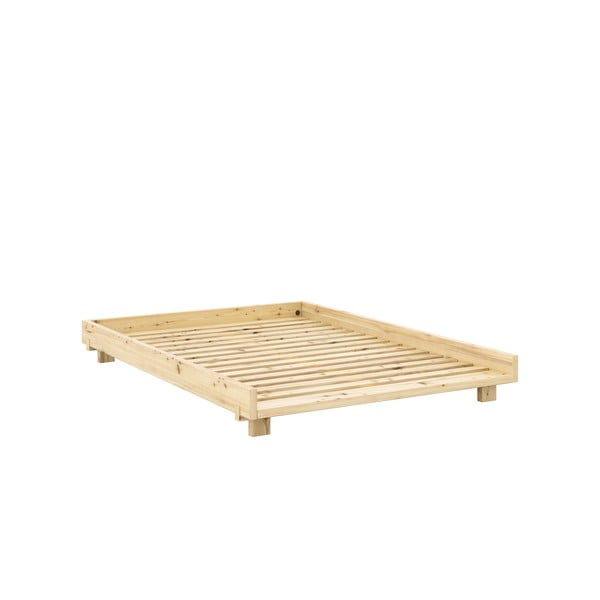 Männipuidust kaheinimesevoodi koos voodipõhjaga 180x200 cm Social Bed - Karup Design