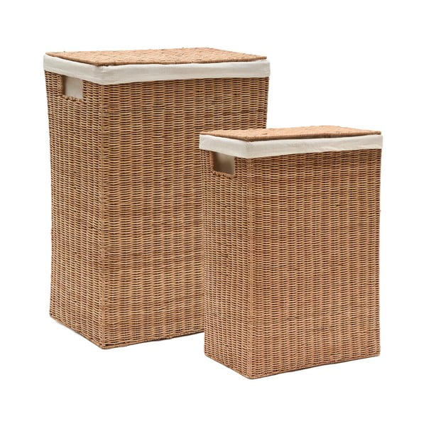 Rotangist pesukorvid 2tk komplektis Indali - Kave Home