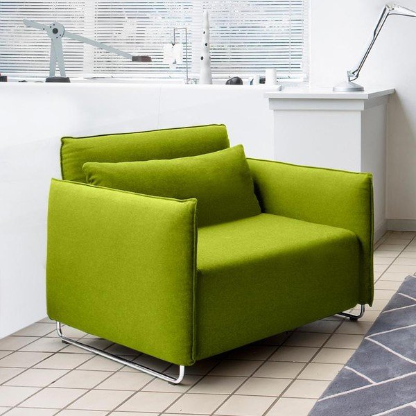 Lime roheline kokkupandav tugitool Cord - Softline-image-1